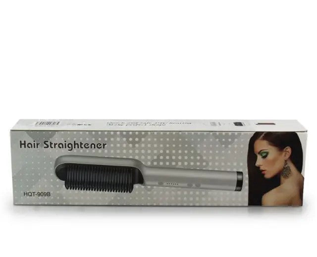 Brosse lissante professionnelle ZS-380 pour le lissage des cheveux