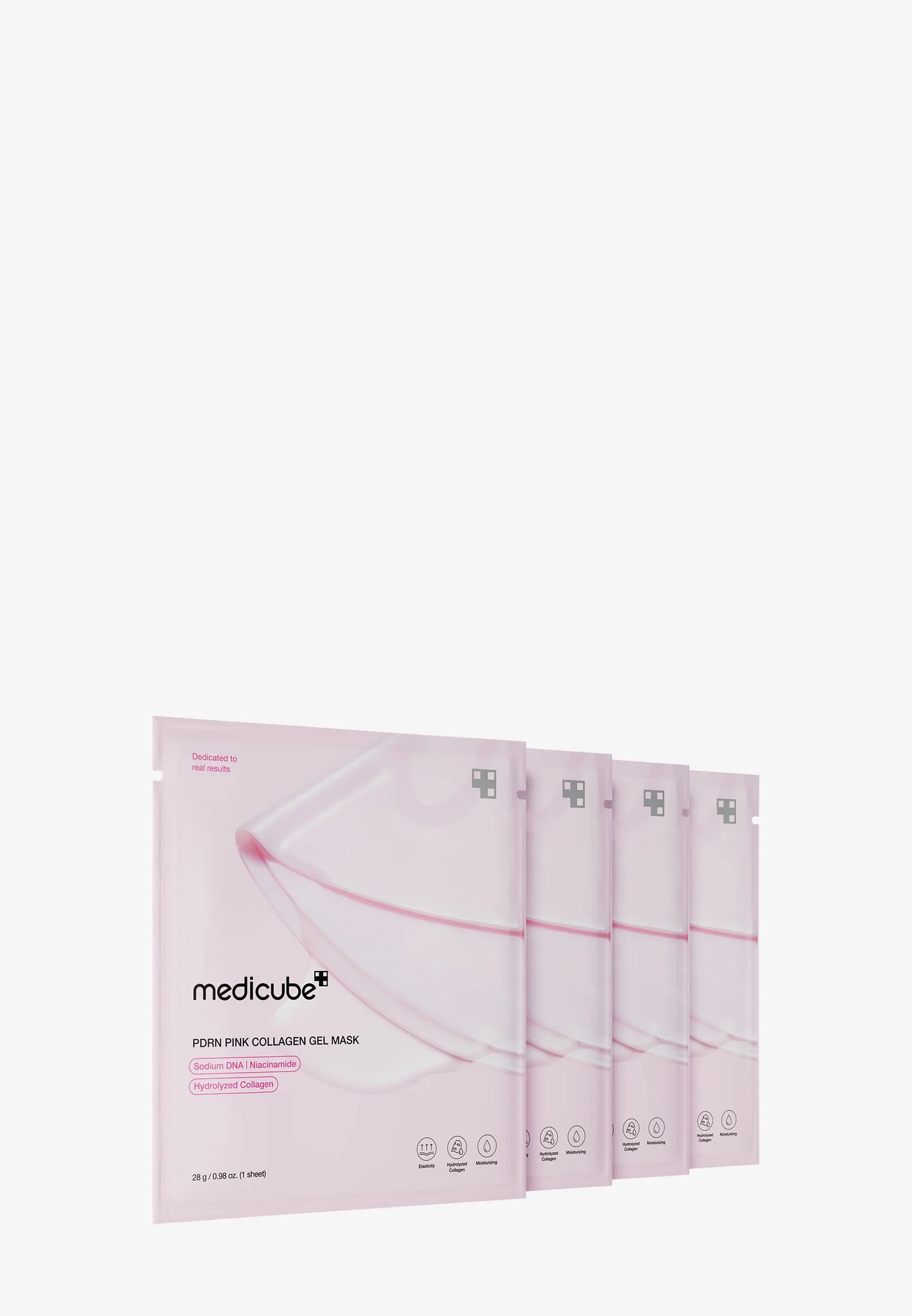 MEDICUBE PDRN PINK COLLAGEN GEL MASK SET 28 G x 4