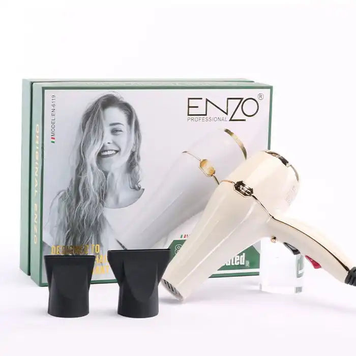 Sèche cheveux - ENZO - EN-6119 - 1875 W - Cordon pivotant 360° - Revêtement en titane